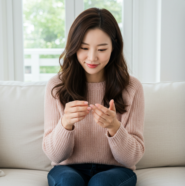 손톱에 세로줄 무늬가 생기는 이유