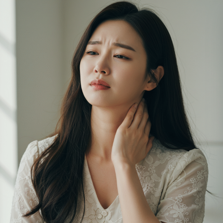 진행된 거북목, 버섯목 치료 방법