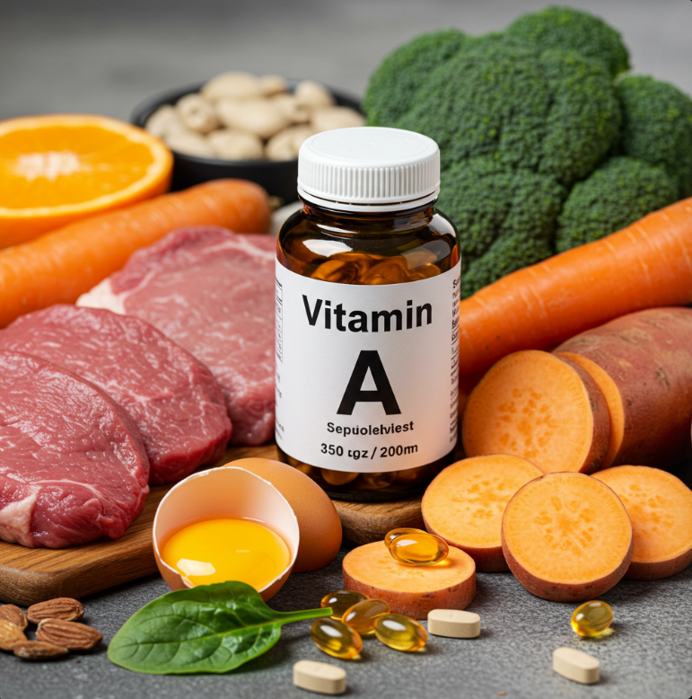 비타민A 과다 복용 시 간 손상이 생기는 이유