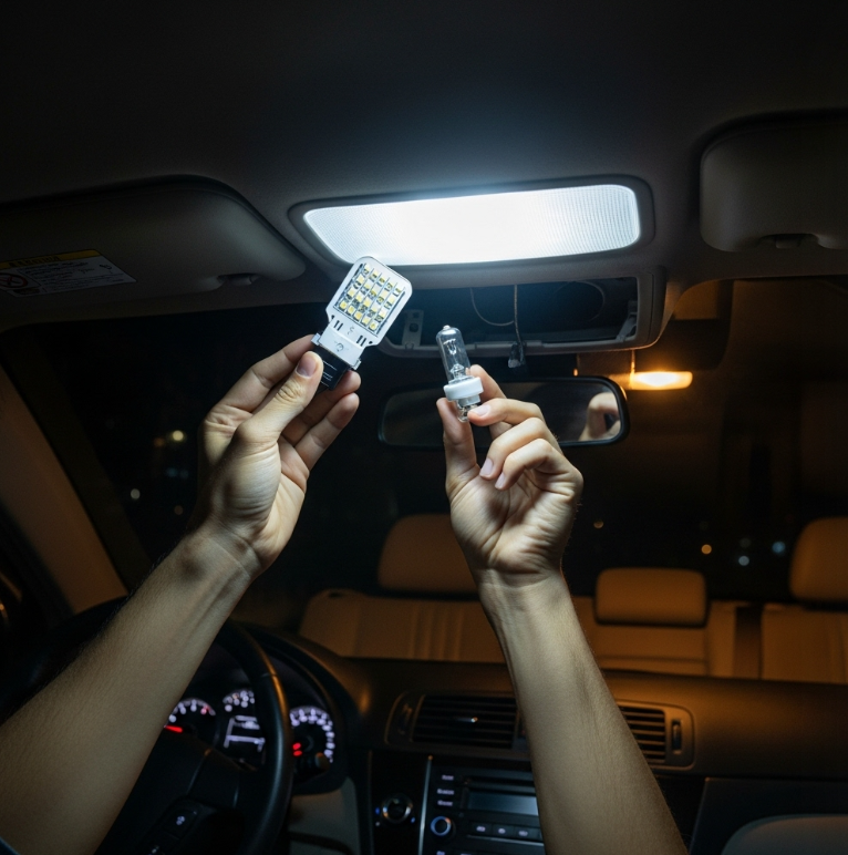 차량 실내 조명 교체 DIY 방법