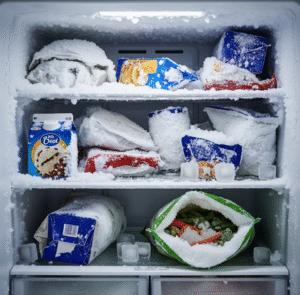 냉동실에 성에가 자주 끼는 이유와 없애는 방법은?