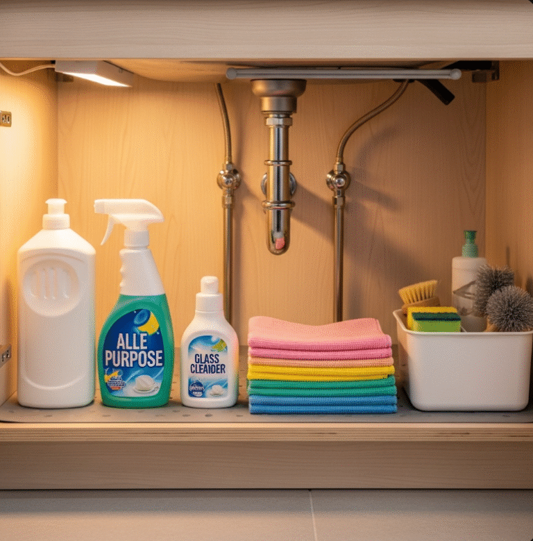 주방 싱크대 아래 냄새 나는 이유와 없애는 법은?