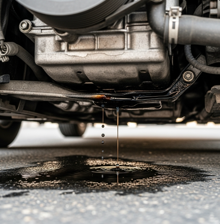 엔진오일 누유는 어떤 증상으로 알 수 있나요?