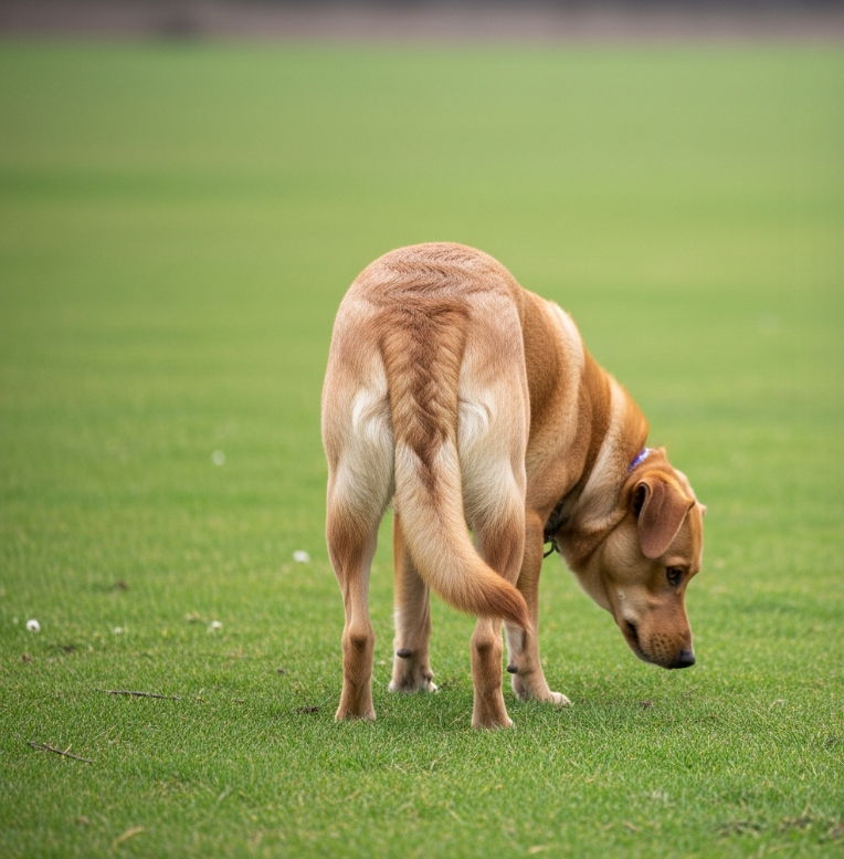 반려견이 꼬리를 내리고 있을 때 어떤 감정일까?