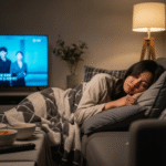 잠들기 전에 TV를 켜놓고 자면 숙면에 방해가 될까?