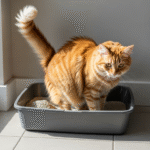고양이가 화장실 모래를 밖으로 흩뿌리는 이유는?