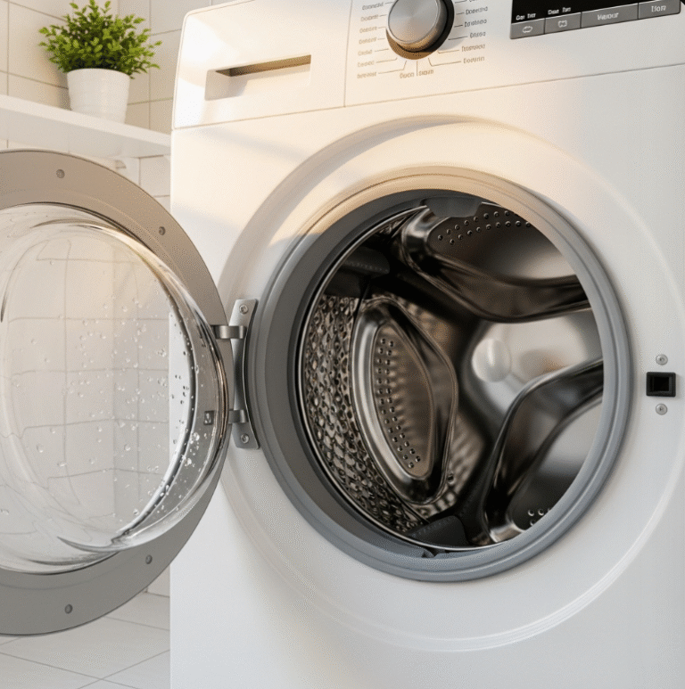 세탁기에서 시큼한 냄새가 날 때 가장 먼저 해야 할 일은?