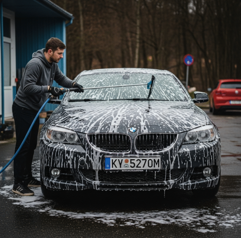 자동차 세차장 이용 시 주의할 점