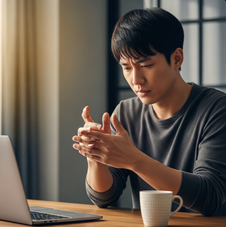 손가락 마디가 아플 때 통풍과 구별하는 방법은?