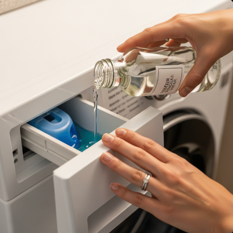 세탁물에서 곰팡이 냄새가 날 때 식초가 도움이 될까?