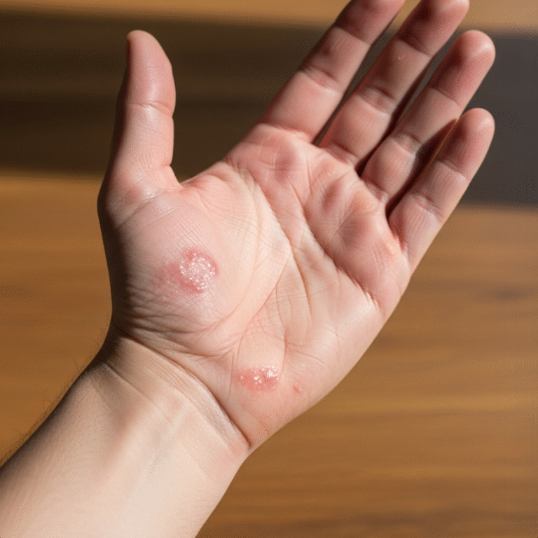 손에 물집 잡혔을 때 응급처치 방법