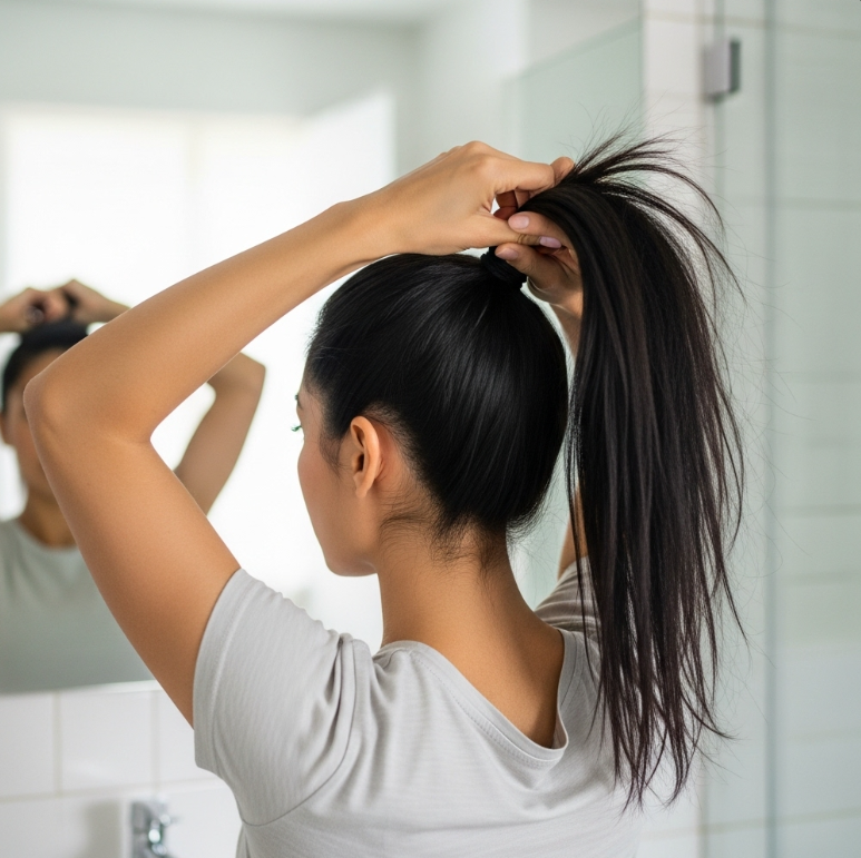 머리를 세게 묶으면 두통이 생길 수도 있을까?