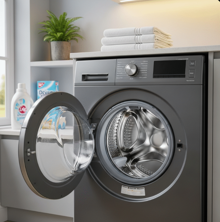 세탁기 문을 닫아두면 냄새가 나는 이유는?