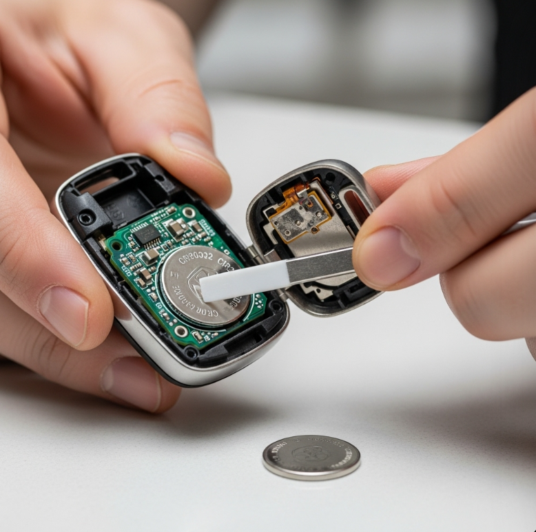 스포티지 스마트키 배터리 CR2032 셀프 교체 방법 3분 만에 해결하는 초간단 DIY 꿀팁