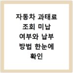자동차 과태료 조회 미납 여부와 납부 방법 한눈에 확인