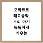 모짜르트 태교음악, 우리 아기 똑똑하게 키우는 비밀 공개